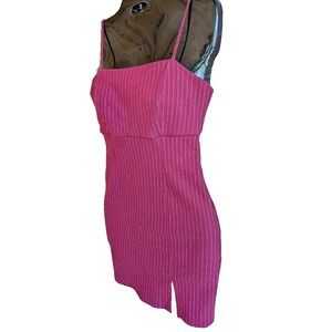 Forever 21 Babydoll Dress S Pin Stripe Sexy Office Siren Corpcore Boardroom Chic